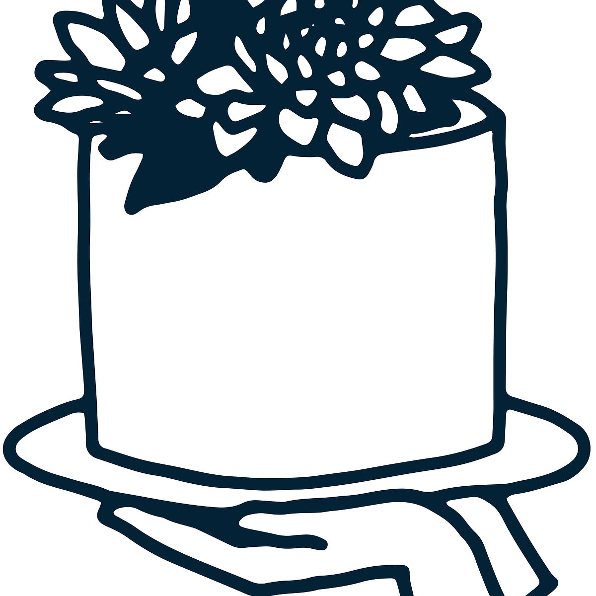 Wedding cake by 404 Bakes Bristol